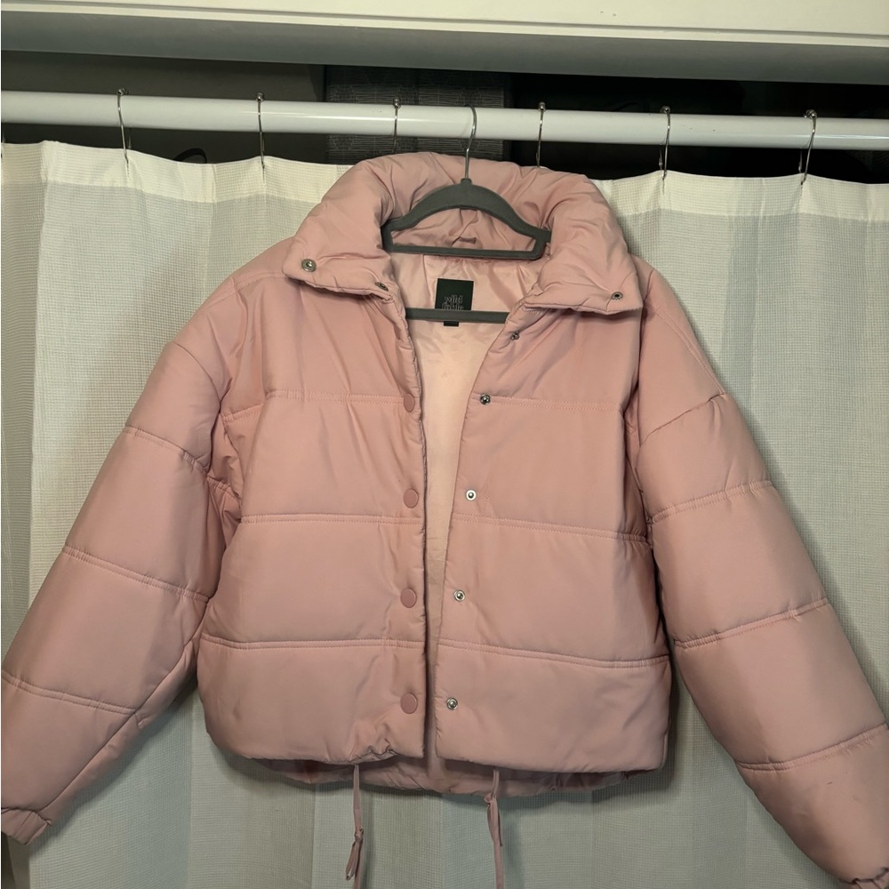 Wild Fable Light Pink Puffer Jacket